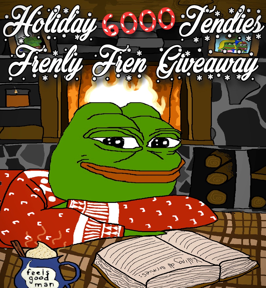 TheCronicleNews's tweet image. ☃️@TheCronicleNews &amp;amp; @tendiefrenco wish you all a Happy Holidays!❄️

🥳To celebrate we're giving away 6000 $TENDIES!🎁

5 winners chosen on 12/14!
✅Like/RT
✅Follow @tendiefrenco &amp;amp; us
✅Join t.me/tendiefrenco &amp;amp; t.me/thecronicle
✅Tag 3 friends! #Giveaway #Giveaways