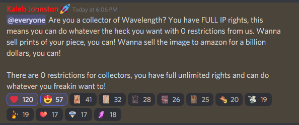 Crypto lawyers debate IP rights.

Crypto creators gives it away for free, and profit.

The tides.