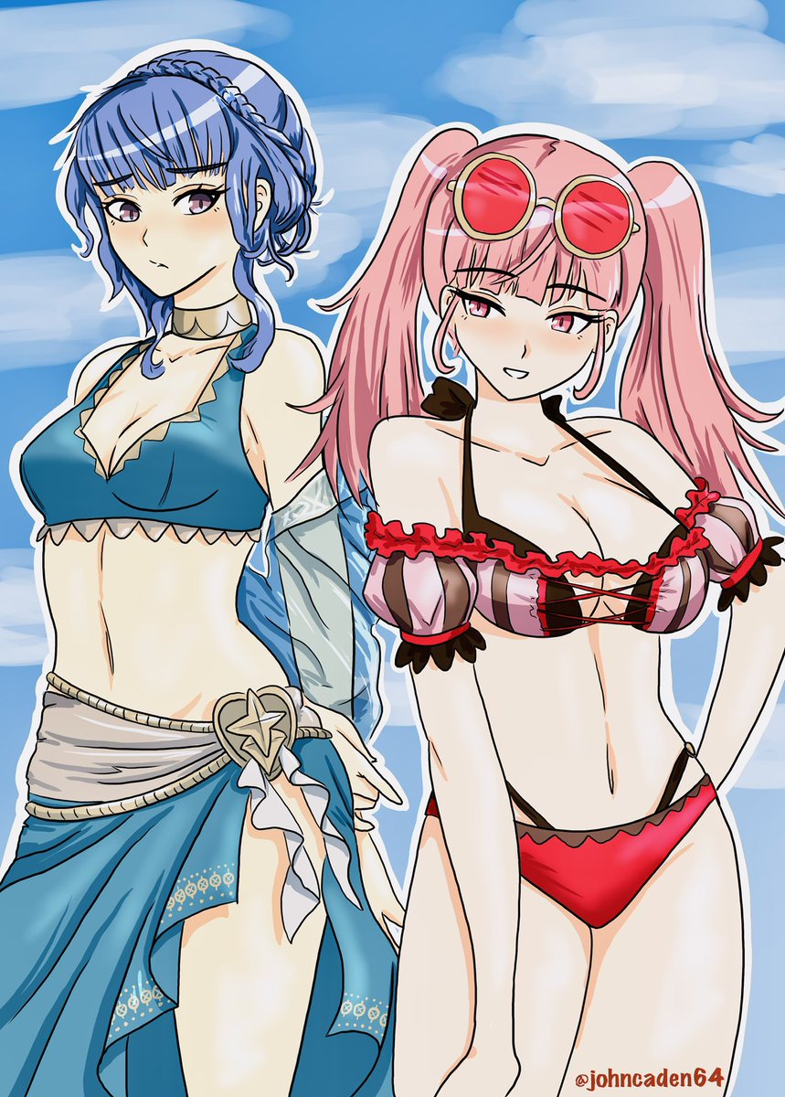 Marianne and Hilda are missing the beach - how about you? 