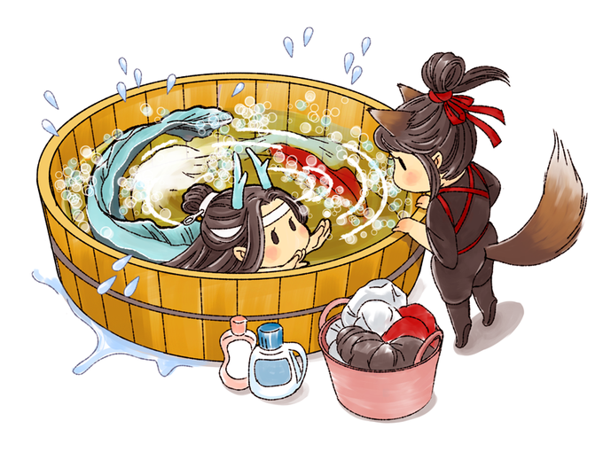 「washing」 illustration images(Latest｜RT&Fav:50)