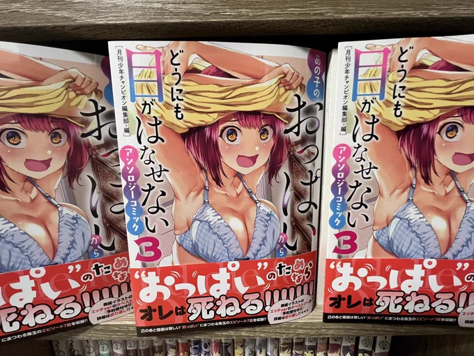 本日月刊少年チャンピオンさんのほうから『あの子のおっぱいからどうにも目がはなせないアンソロジーコミック3』発売です。
銭湯で牛乳飲むのが好きな男が後輩の女の子の貧乳を見ながら牛乳飲む話

『見るMAKE後輩』で参加してます。よろしくどうぞ🥛

https://t.co/GnYKVpBlGM 