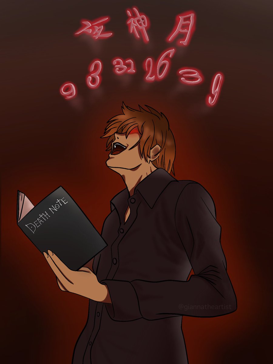 giannatheartist's tweet photo. best villain. #DEATHNOTE https://t.co/qZHlCgM89a