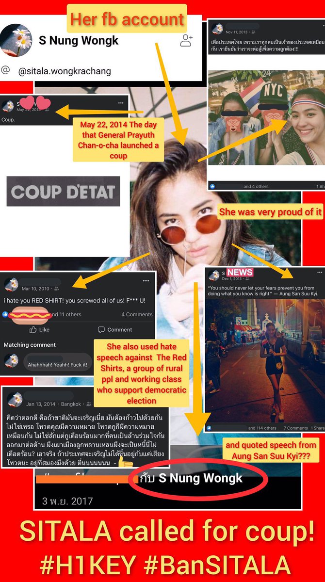 ChaMeCYJAYBAM's tweet photo. #แบนSITALA ไม่เกี่ยวได้ไง COUP D’ETAT หมาตัวไหนโพสต์ค่าาาาาา แบนเดี่ยวค่ายมันเมิน #BANH1KEY เลยค่าาาาา เปลี่ยนแท็กกันค่าาาาา https://t.co/DUzLfJ49PT