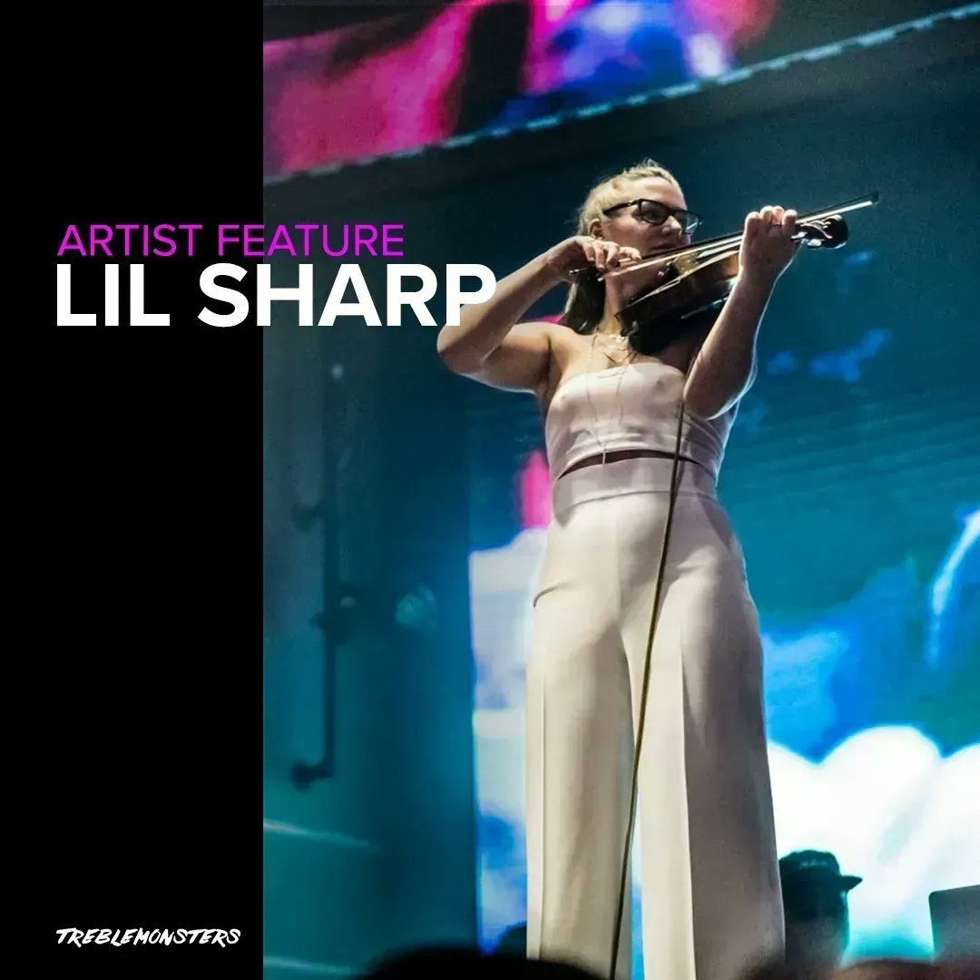 Enter rapping violinist <a href="/lilsharpraps/">LIL SHARP</a>! Back from Germany for two weeks, catch her performing with DJs all over Chicago at the hottest venues! DM us for more information. #Treblemonsters