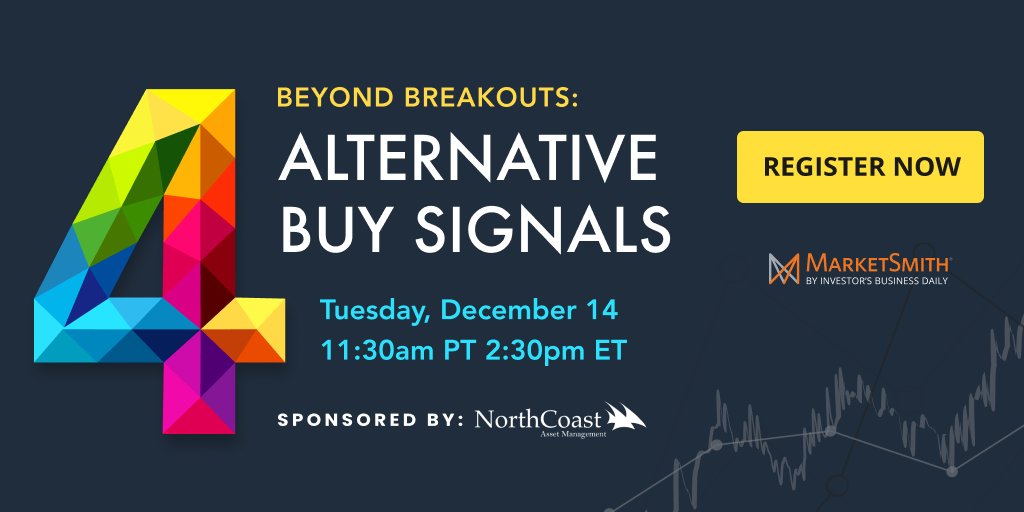 IBDinvestors's tweet image. Join us on Tuesday, December 14th, for a free webinar about early entries &amp;amp; other alternative buying strategies!

Click here to save your spot today: ow.ly/3Ygo50H2gQ5

#stocks #investing #personalfinance #stockmarket