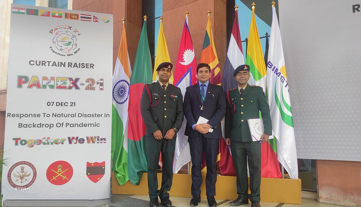 RakeshTiwariIFS's tweet photo. Feeling proud with real heroes and Protectors of our Nation. #IndianArmy #BIMSTEC https://t.co/oLStgRAK36