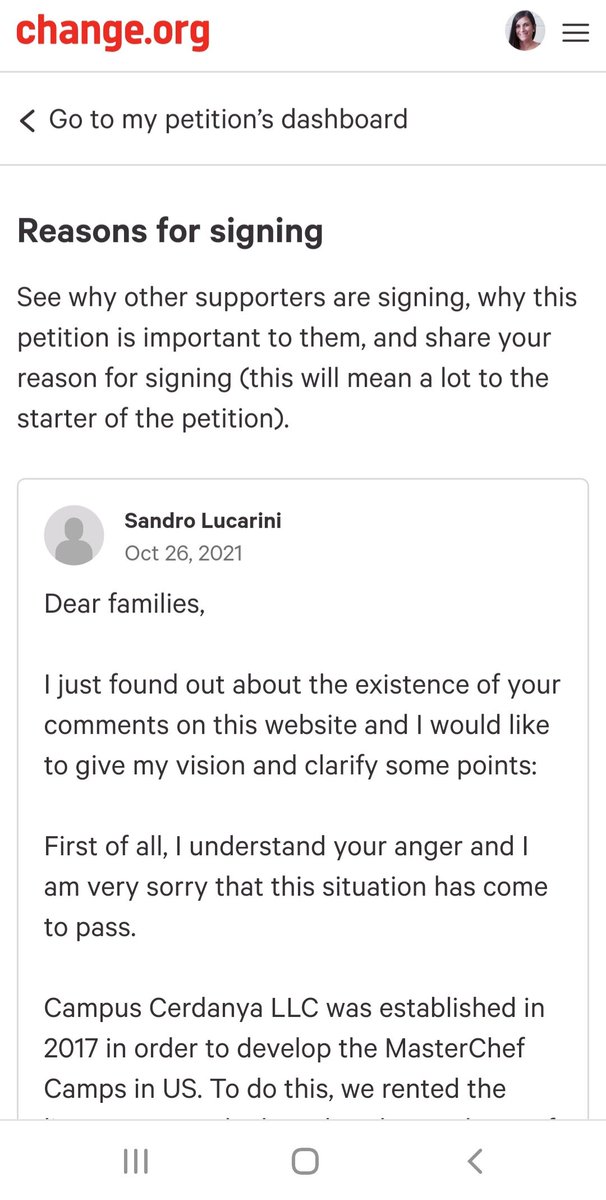 Aliciamc911's tweet photo. Masterchef Junior Camp UPDATE

CEO, Sandro Lucarini, signed and commented. PLEASE SIGN, AND SHARE MY PETITION! Thanks! 

https://t.co/8vaTuRsDxx

@GordonRamsay
@GordonRamDaily @KATVNews @THV11 @MASTERCHEFonFOX @nytimes @StacyCowley https://t.co/i4z88AfdmA