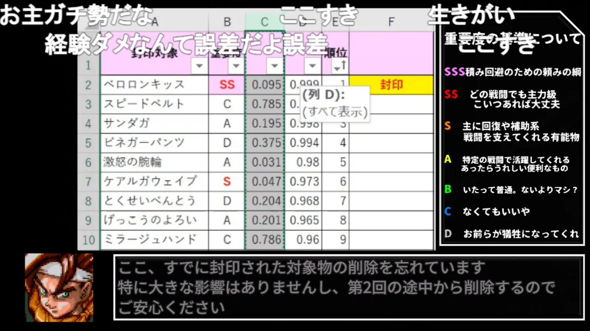 ゲームやりこみ学会 クロノトリガー でlvアップごとに技 アイテム 装備を1つずつランダムに封印縛り T Co Onopbwj5rn レベルアップごとにランダムに技 アイテム 装備を封印 逃走禁止 最速アクティブ100 クリア 状況再現 バグ禁止 作品愛