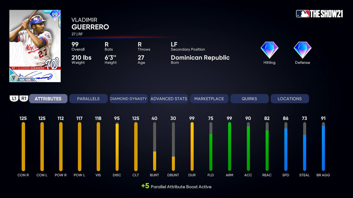 It has taken a lot longer than I was hoping for, but finally got my first ever Parallel 5 Card!  @MLBTheShow @MLBTSCommunity