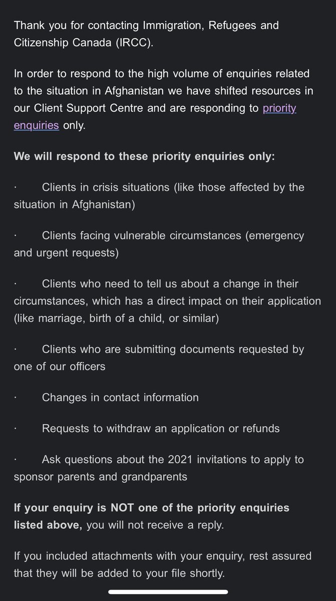 ⁦<a href="/JustinTrudeau/">Justin Trudeau</a>⁩ ⁦<a href="/SeanFraserMP/">Sean Fraser</a>⁩ How long will ⁦<a href="/CitImmCanada/">IRCC</a>⁩ give excuses of Covid 19, understaffing and now Afghan crisis?
It’s been 6+ months since 21-Jun &amp; still their are several thousands who continue to struggle in their home country. #renew_expired_copr