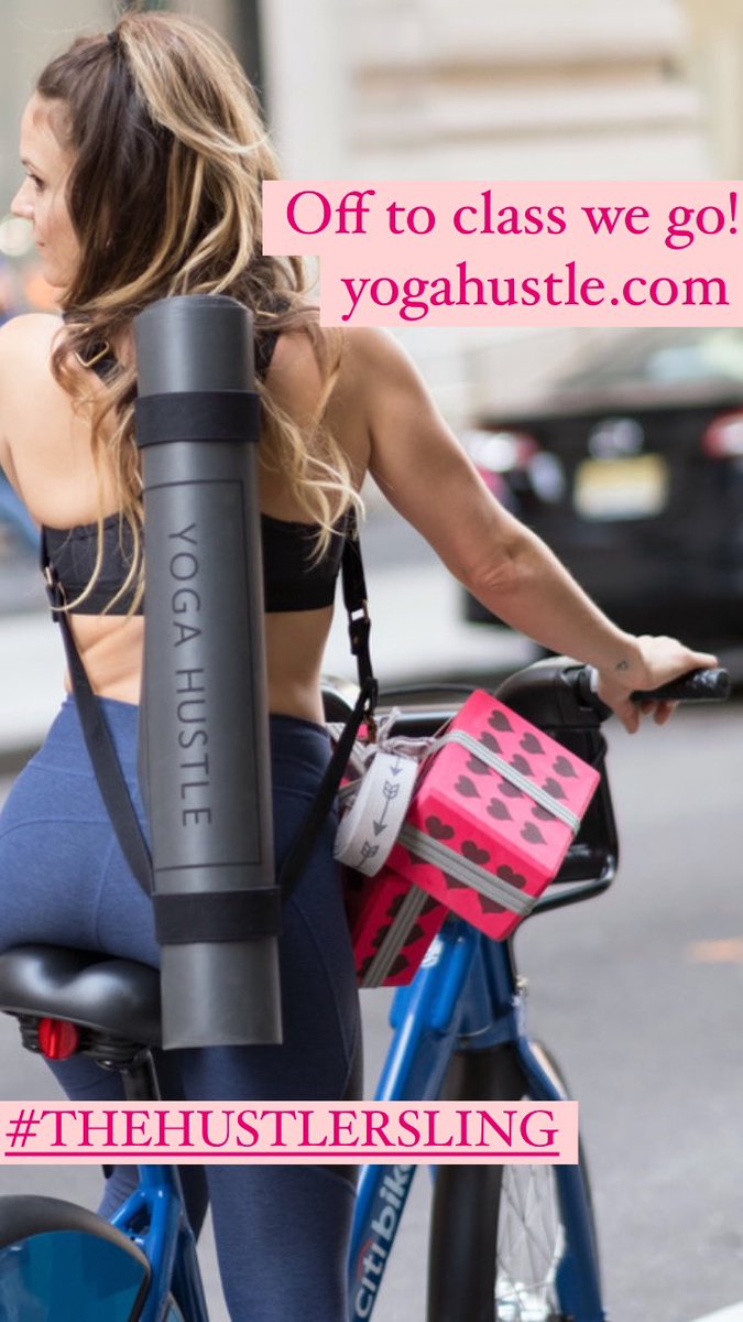 YogaHustle's tweet photo. Off to yoga class we go! 

#yogahustle #bikeride #yogaclass #yogastudio #thehustlersling #yogaprops #offtoclass #yogateacher #yogastudent #asana https://t.co/WNDYcTwg8j
