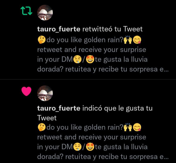1 pic. ??ellos retuitearon y se ganaron su obsequio por DM/they retweeted and earned their gift for DM???