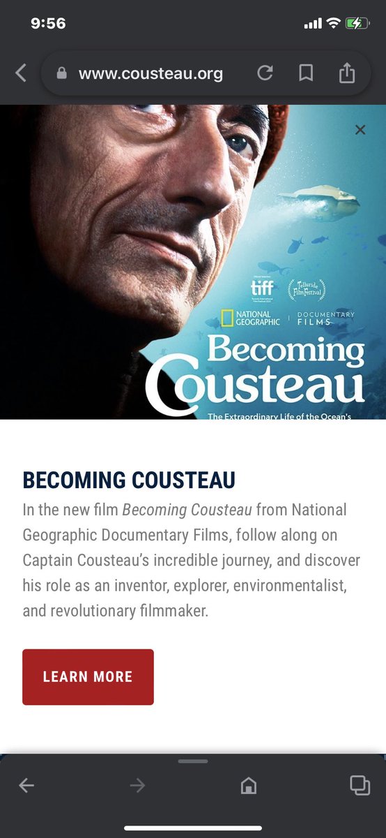 Has anyone watched this yet? 
If not- we highly suggest it! 
#BecomingCousteau #scuba #scubadiving
