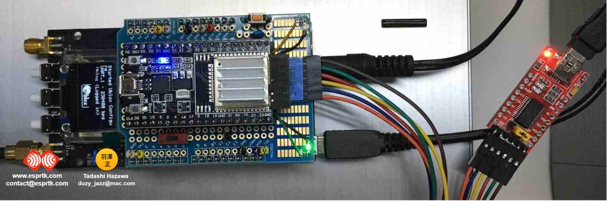 esprtk's tweet photo. Tadashi Hazawa (羽澤 正) is interested in ESPrtk’s solution and intends to use ESPrtk in his project.👌🥰
A test board was built right away 🇯🇵 🇻🇳
It includes ESP32 , F9P C099 (GNSS) , OLED (Display SSD1306) .
Read more : https://t.co/inGNdc4bDF
#NTRIP_Server #RTK #ESP32 #ESPRTK https://t.co/PeR8Ow793y