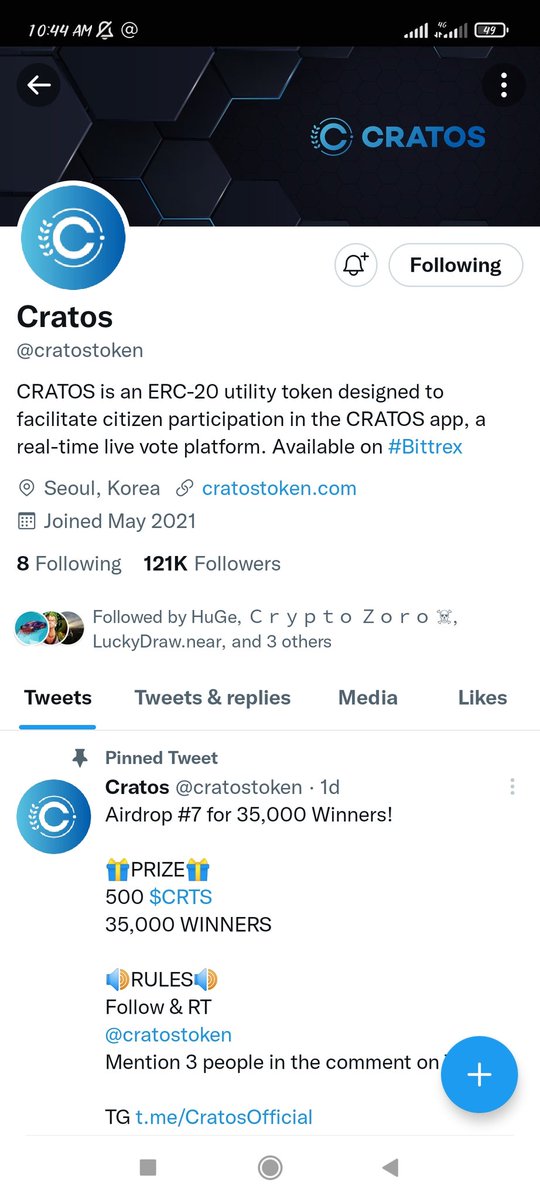 Preetty8777's tweet photo. @cratostoken @LuckyDrawMcM1 #Airdrops #CRTS #BSC #ETH 

Come join me in this airdrop and let's be a part of this great project together. Let's hold and take it to the moon. I highly recommend this project.
I support you team.
@BangaliCrypto
@Ashucyber_
@StarLord_1002

Don't miss

tg:@biril6 https://t.co/75Q9MvQPtc