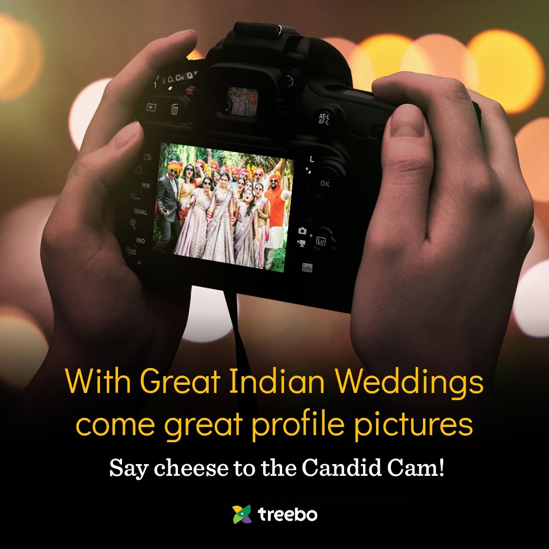 TreeboClub's tweet photo. It's time to click a thousand great pictures and make some timeless memories!πΈβ¨
Make sure that you do not miss any weddings this season, and impress everyone with your classy outfits and awesome looks.
#Treebo #TreeboHotels #ShaadiCalling #WeddingSeason #GreatIndianWedding https://t.co/NrUduB9raN