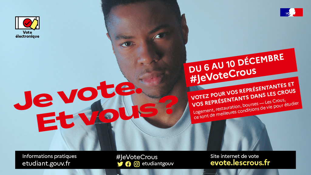 RANouvAquitaine's tweet photo. 🧑‍🎓🗳️#JeVoteCrous
Vous êtes étudiant de la @RANouvAquitaine ?
Vous n'avez plus que 3 jours pour voter aux élections de vos représentants au conseil d'administration de votre #Crous
👉Simple et rapide, tout se fait en ligne sur https://t.co/brRLnc2uXC https://t.co/XFuFUUP5H5