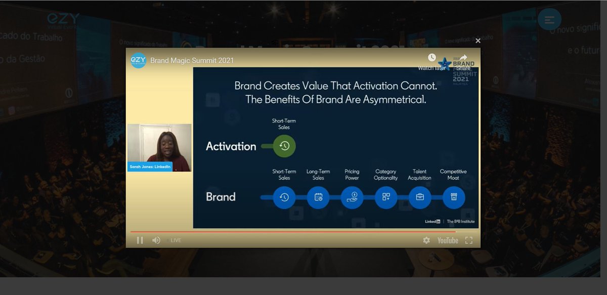 BrandMagicMU's tweet photo. Sarah Jones has shared that at LinkedIn, they are contrarians, but they are also optimists. They believe that most of what the marketing industry does today is wrong. But they are confident that tomorrow we will be doing what’s right.
#brandmagicsummit2021 #HappeningNow https://t.co/Xf20FGoMrH