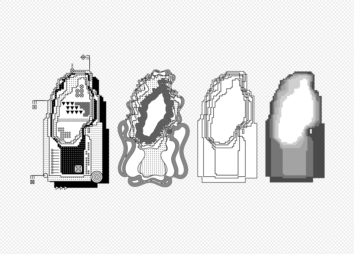 parteecle's tweet photo. GM friends 🙃// stylization of one compressed pixel, after many cycles of compression and scaling :) // 1 of 13 small graphics for my upcoming publication #NFTCommunity #generativeart #NFT https://t.co/RoLKVuJzA7