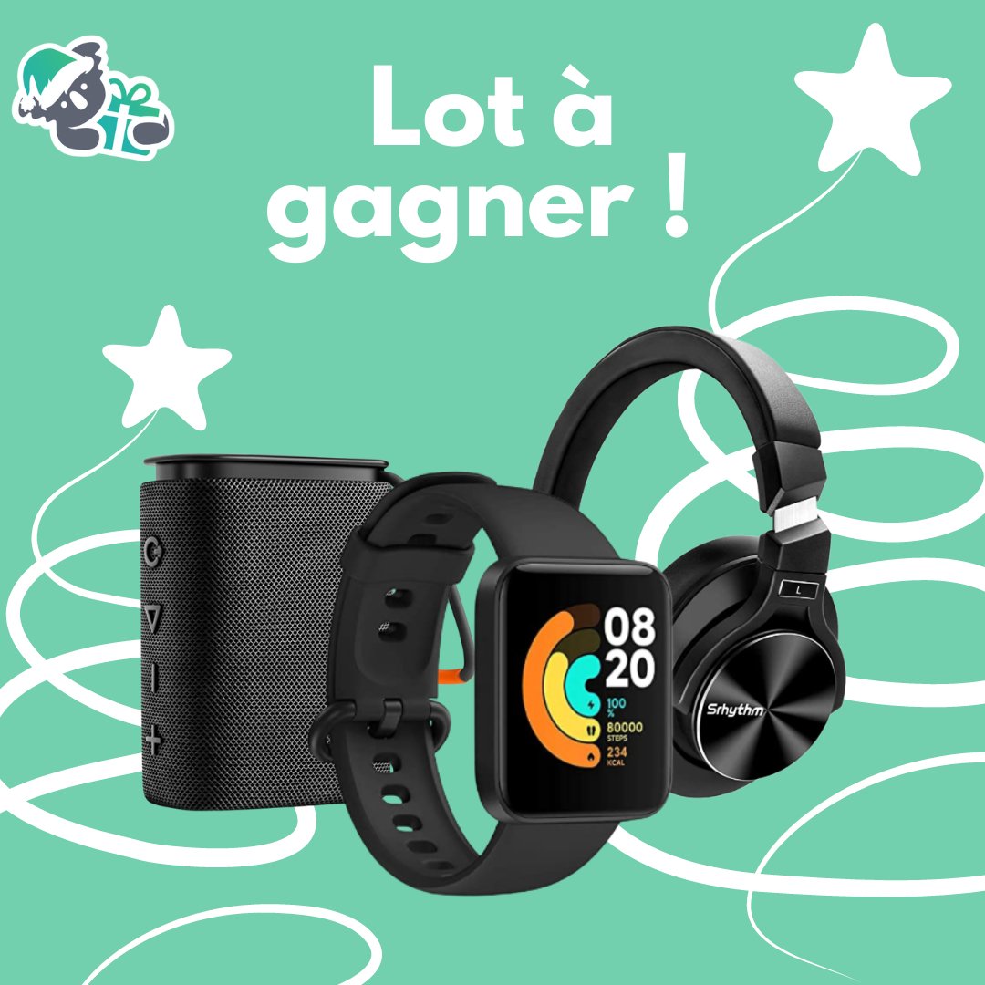 #CONCOURS Tentez de remporter ce lot en participant à notre jeu concours sur #facebook 🥰
Pour participer c'est par ici : facebook.com/GetKoalaME

#JeuConcours #Giveaway #noel2021