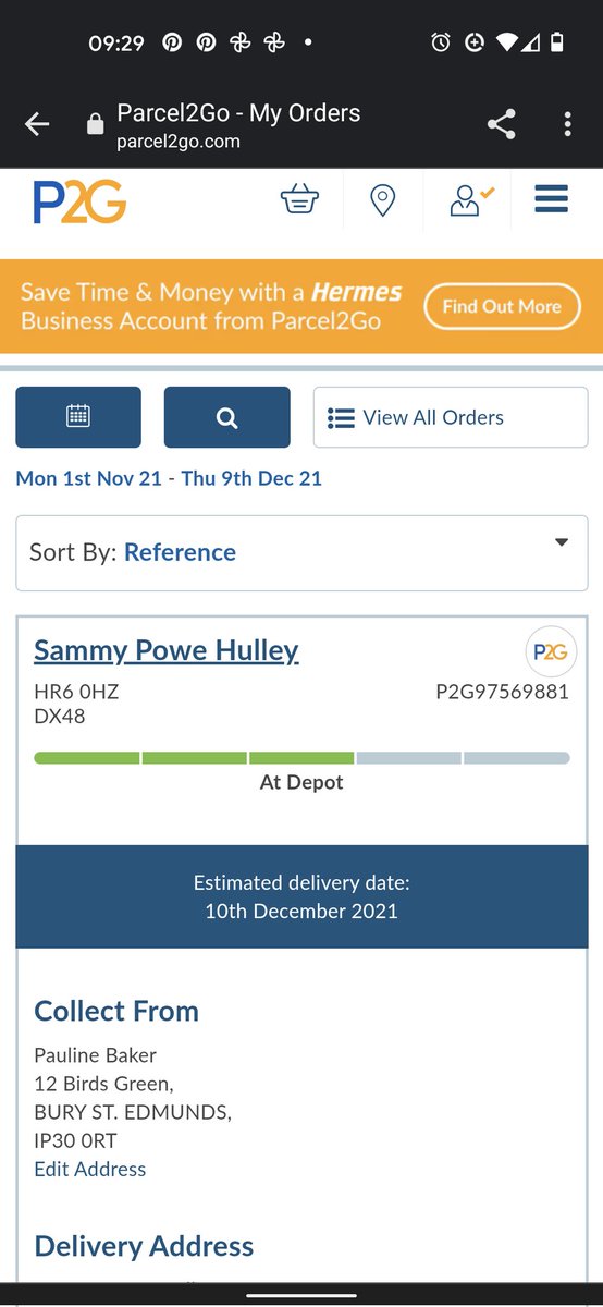 prowleress's tweet photo. @Parcel2go can someone please help! My parcel has not been collected - my relatives waited in all day yesterday, the tracker states it's at depo but that is not true... Will they collect today? HELLLLLP I can't seem to contact anyone from your company to tell me what's happening https://t.co/L3TkPyYDeF