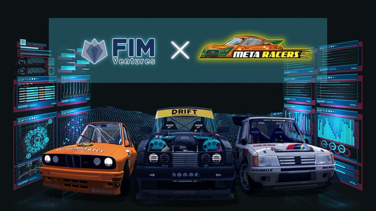tarankaaa_dasha's tweet image. 🎉 MetaRacers x FIM Ventures 🎉
📍 We are thrilled to introduce that FIM Ventures is our newest strategic partner.
💫 FIM Ventures is invited to participate as incubators, advisors and marketing consultants for excellent projects.
👉 FIM Ventures: fim.ventures