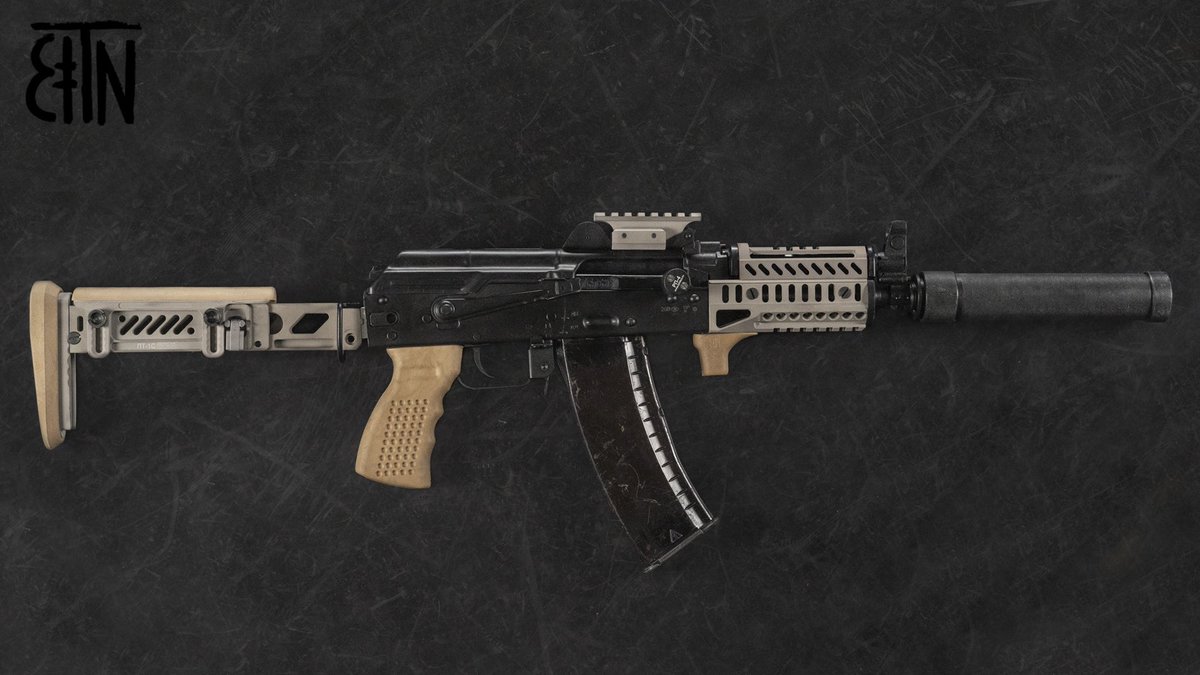 💣 Ten'-19К (civilian AKS-74U) 💣 On the rifle: B-11U handguard, B