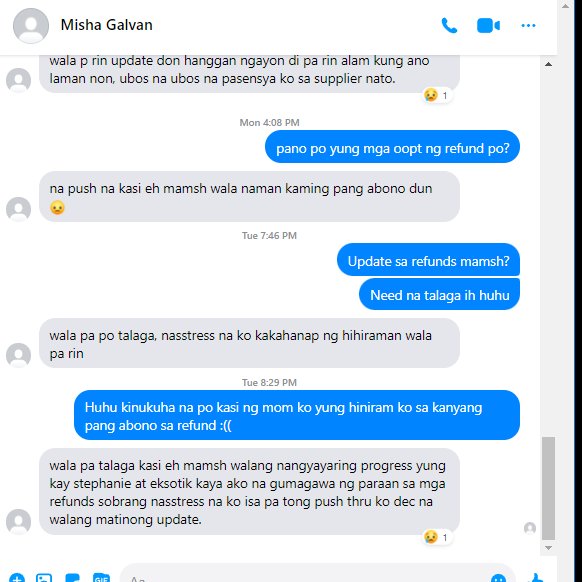 Shopia_ph's tweet photo. #ShopiaUpdates
Ito po yung reply ni supplier sa push thru and refund sa normal eta po
sorry po ia, last school work ko na po talaga this month yung exams until monday then tsaka ako makakapagasikaso po uli sa shop
refund for be deluxe, fast eta and long eta is still ongoing po https://t.co/XRnMYYxqpl