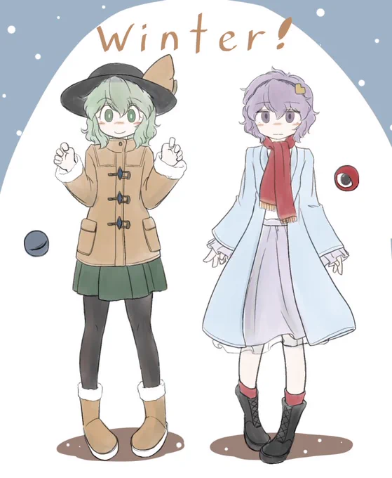 けっこう前の絵にしては今でも気に入ってる冬さとこい 