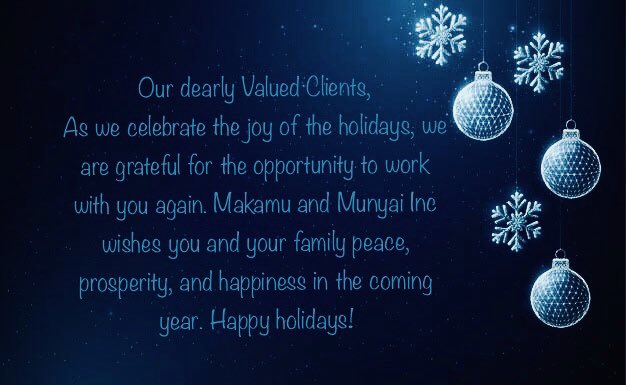 MMInc_ZA's tweet photo. For a year 2021 has been #ThankYou

KINDLY see our next post for closing details and our emergency Hotlines. #BecauseClientIsKing 
See: https://t.co/gSMldlBaIE https://t.co/Ek2F5f4FH6