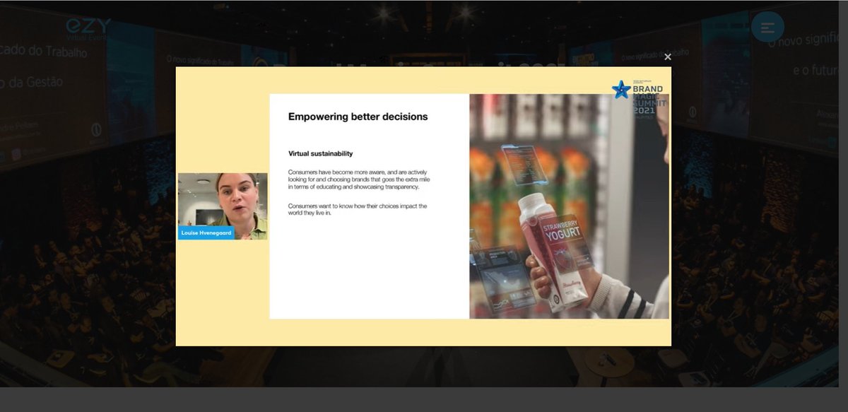 BrandMagicMU's tweet photo. 🤔 How can a brand really make a difference while leveraging the digital space? Louise Hvenegaard has showcased a few examples that might help you out!

#happeningnow #brandmagicsummit2021 https://t.co/C6t4F6MqxL