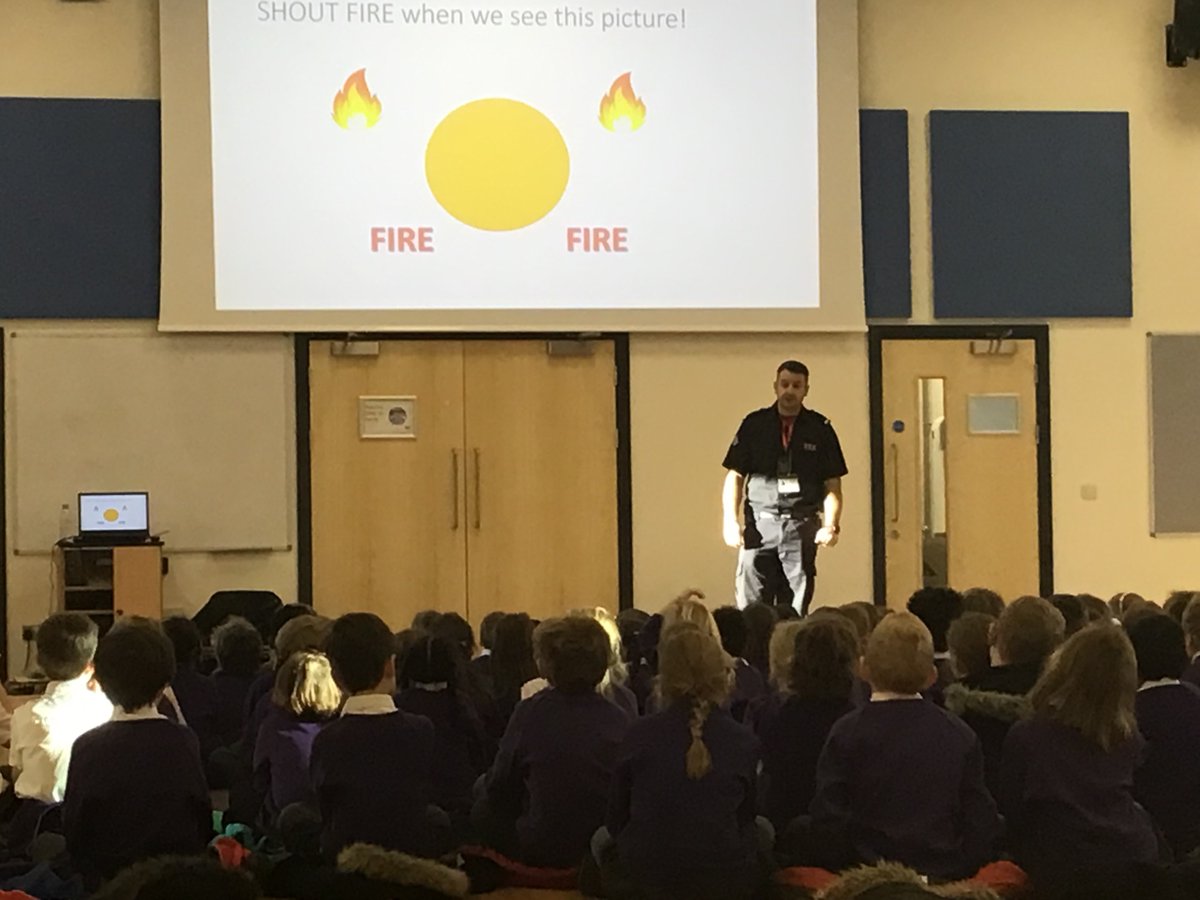 We were delighted to welcome Mr Burnell from London Fire Brigade to an assembly <a href="/HatchlandsSch/">Hatchlands School</a> 

We heard about how to keep safe at home, by checking our smoke alarms and being careful with other Christmas decorations, particularly candles. 

#FireSafety #smokealarms