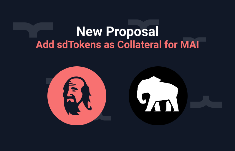 QiDaoProtocol's tweet photo. We've released a proposal from @StakeDAOHQ to add sdTokens as collateral for $MAI!

📅Vote starts today (12/8) at 2PM UTC and will last 5 days

Link to vote: https://t.co/yYyJwWXw9U https://t.co/Jbka9SDGV8