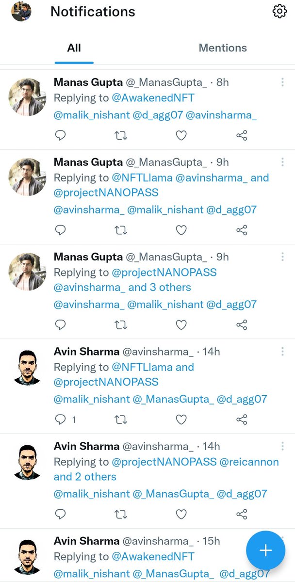 malik_nishant's tweet photo. When you friends spam you to get a free nft @_ManasGupta_ @avinsharma_  😂😂

@NFTLlama @projectNANOPASS  tagging my friends for the giveaway 😂 #NFTGame #mint https://t.co/QUQnNJ9QqK