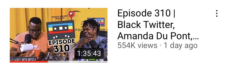 NoContext_Sol's tweet image. Numbers Don’t lie Right

#PodcastAndChill | MacG | Black Twitter