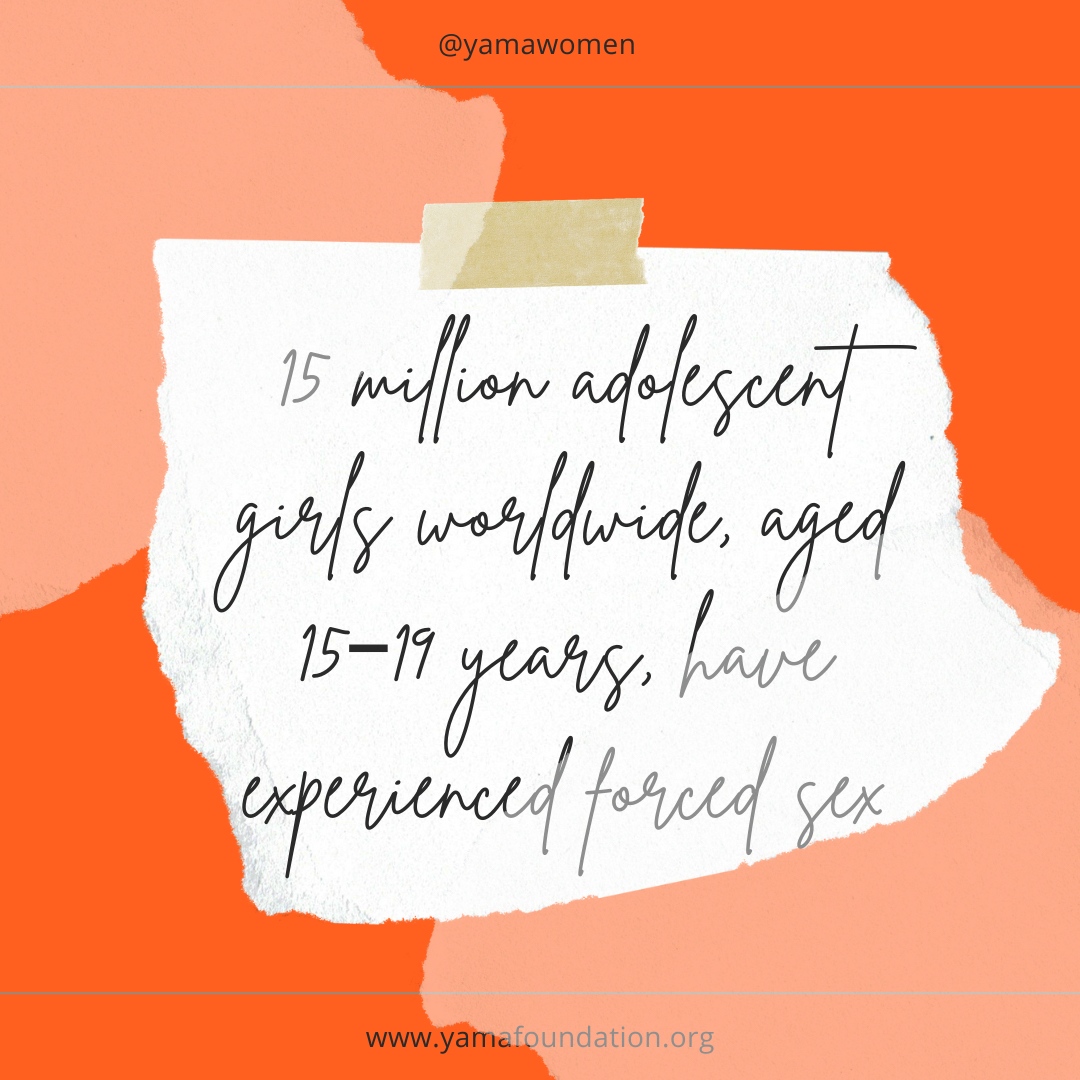 YaMaWomen's tweet photo. In the vast majority of countries, adolescent girls are most at risk of forced sex (forced sexual intercourse or other sexual acts) by a current or former husband, partner, or boyfriend. Only 1% have ever sought professional help.#orangetheworld #16days #gbv #yamawomen https://t.co/61i1st03lb