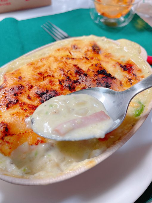 本日も美味すぎる案件ありがとうございました( ᐛ )و
えびとアボカドのグラタンです( ᐛ )وうまし 