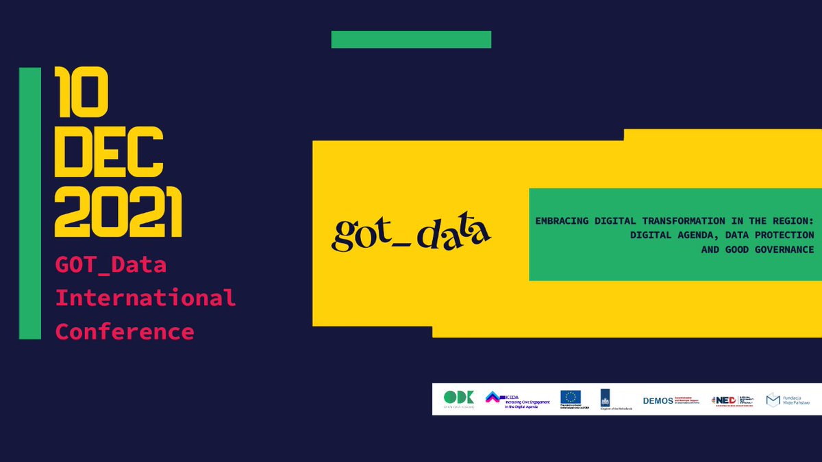 We support this year edition of GOT_Data International Conference by <a href="/OpenDataKosovo/">Open Data Kosovo</a>. This annual event represents the intersection between Technology, Government and Data. 
☞ Learn more : got-data.org