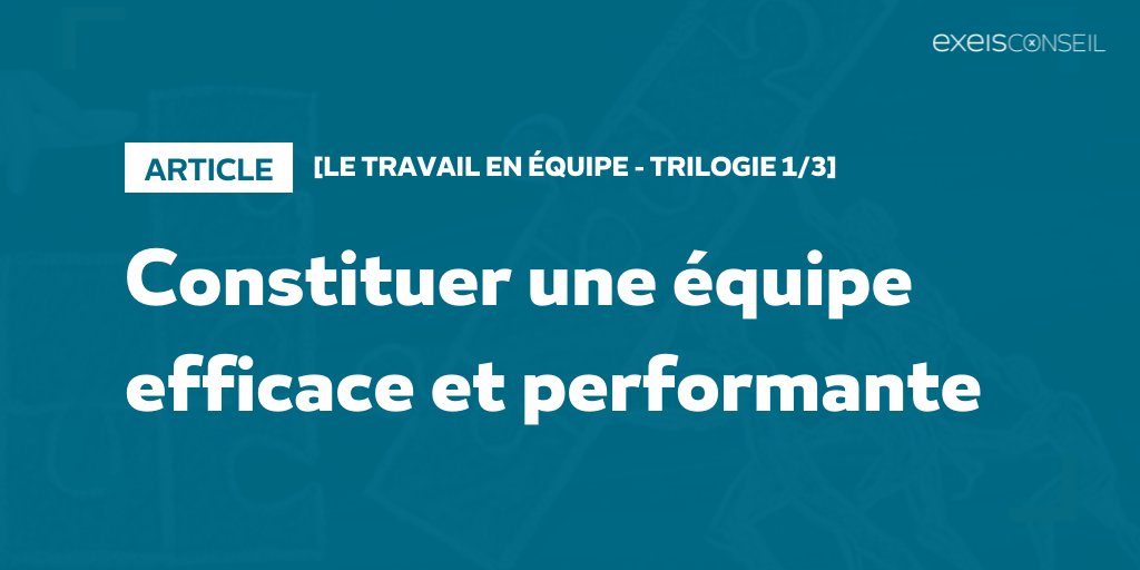 TRAVAILLER EN ÉQUIPE 1/3 | Construire une équipe efficace : la clé du succès !

1️⃣ Dans ce premier volet de la trilogie “Travailler efficacement en #équipe”, vous découvrirez comment constituer une équipe efficace et performante.

🔍 Pour lire l’article : bit.ly/3pCDVJw