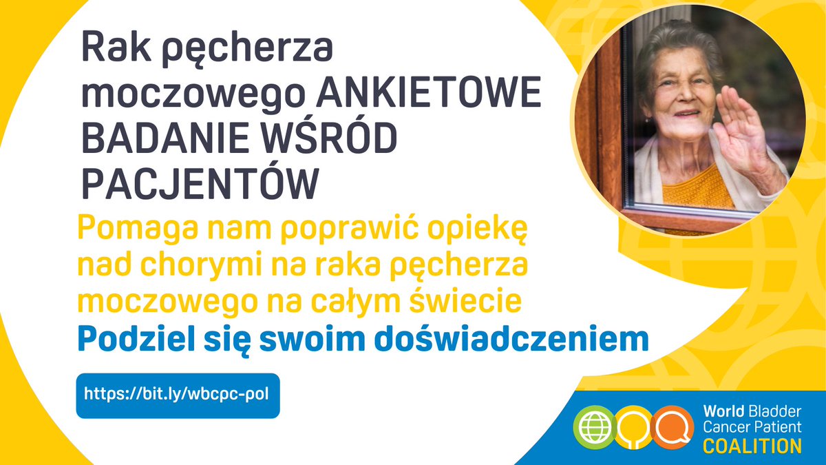 WorldBladderCan's tweet photo. Our first global survey is available in Polish 🇵🇱

With the help of #bladdercancer patients and caregivers worldwide, together we can improve the #bladdercancer care for all.

Share YOUR experience with us❗

👉 https://t.co/iyHdDm5tpr (more or less 20 minutes to complete) https://t.co/IxcGiyTwOa