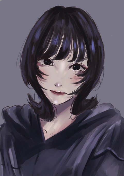 ウルフカットのtwitterイラスト検索結果 古い順