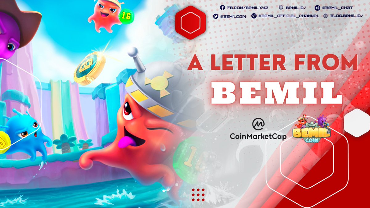 Notice of support policy for individuals that were hurted by CoinMarketCap’s false listing of BEM’s contract address.

👉 Full support from Bemil and Coin Market Cap is presented in this blog, please check out: blog.bemil.io/coinmarketcap-…