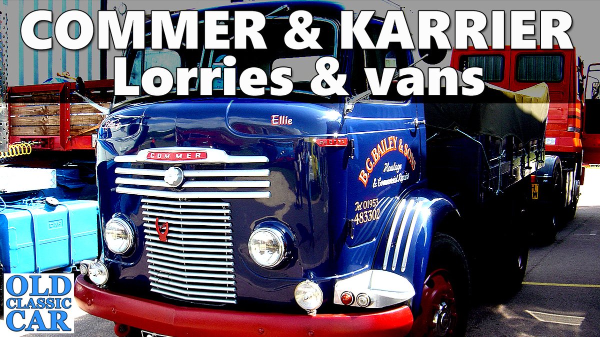 oldclassiccar's tweet photo. Morning all, Commer & Karrier lorries of the 1930s to the 1970s form today's upload to https://t.co/LWN1sQBrSJ on the OCC YT channel #classiclorries #classictrucks #truck #trucks #haulage #roadhaulage https://t.co/eABG6BVdW8