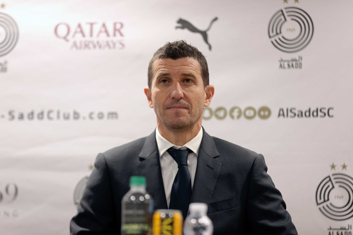 AlsaddSC's tweet photo. 📸 Pictures from Javi Gracia's presentation as the new coach of #AlSadd 

#WelcomeJavi

https://t.co/4bfQ7jjoAX