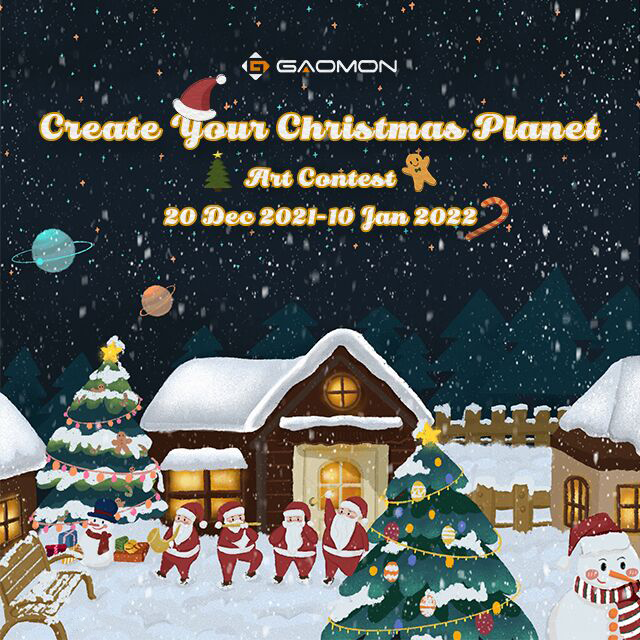 Christmas Art Contest 2022 Gaomon On Twitter: "Gaomon Drawing Contest - "Create Your Christmas  Planet"🌑🌏🌕 Contest Time: From Dec 20 To Jan 10 Image There's A Christmas  Planet And Every Day Is Christmas Holiday On It.