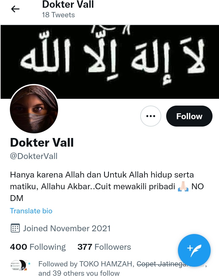 Zheeporra's tweet photo. someone sent me your handle.. @DokterVall 🙏
klo liat dr usia akun brsa ktemu cucu 😆
ava n banner sm 😂 https://t.co/zUydqGZTqt