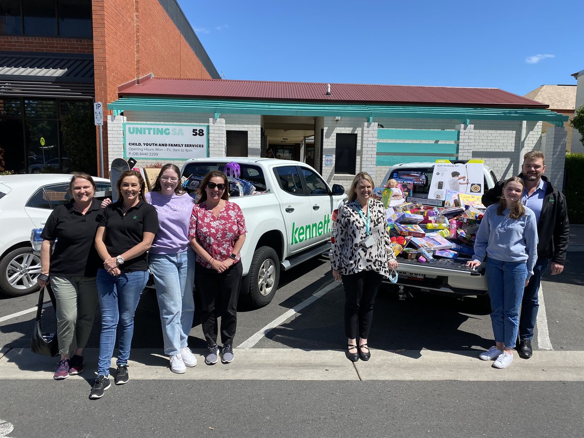 KennettBuilders's tweet photo. Every year, we get together as an organisation to donate new gifts and non-perishables to Uniting SAβs wonderful Toy Room β giving parents and caregivers the opportunity to take home brand new presents for their children.
#KennettBuilders #BuilderofBetter #Community #UnitingSA https://t.co/agmQAeaJHg