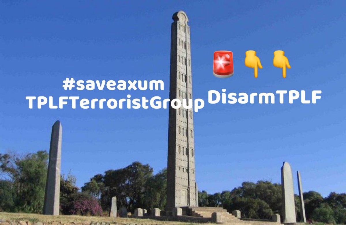 EmudyMoody's tweet photo. #DisarmTPLF #SaveAxum #TPLFTerroristGroup #NoMore #EthiopiaPrevails https://t.co/ko3OEjpt3w