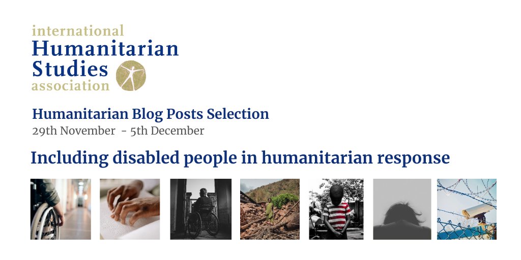 IHSA_studies's tweet image. Our weekly selection is out! - Including disabled people in humanitarian response. This wee we include posts by @MILDREDOMINO @snagesh2 @B_Rohwerder @StephenThomo @rodmenaf @hilhorst_thea @DebMayersen @HaerRoos @GudrunOstby
and many others! - mailchi.mp/ecd0858efb72/i…