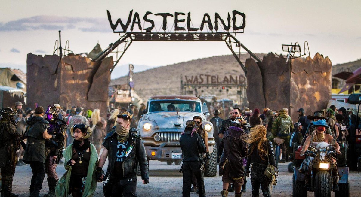 WastelandHQ's tweet photo. OFFICIAL DATE ANNOUNCEMET- 

The next #WastelandWeekend will take place September 28th - October 2nd, 2022! 

Tickets will go on sale in the Spring!

📸 Coy Townson https://t.co/26WsRAzQvQ
